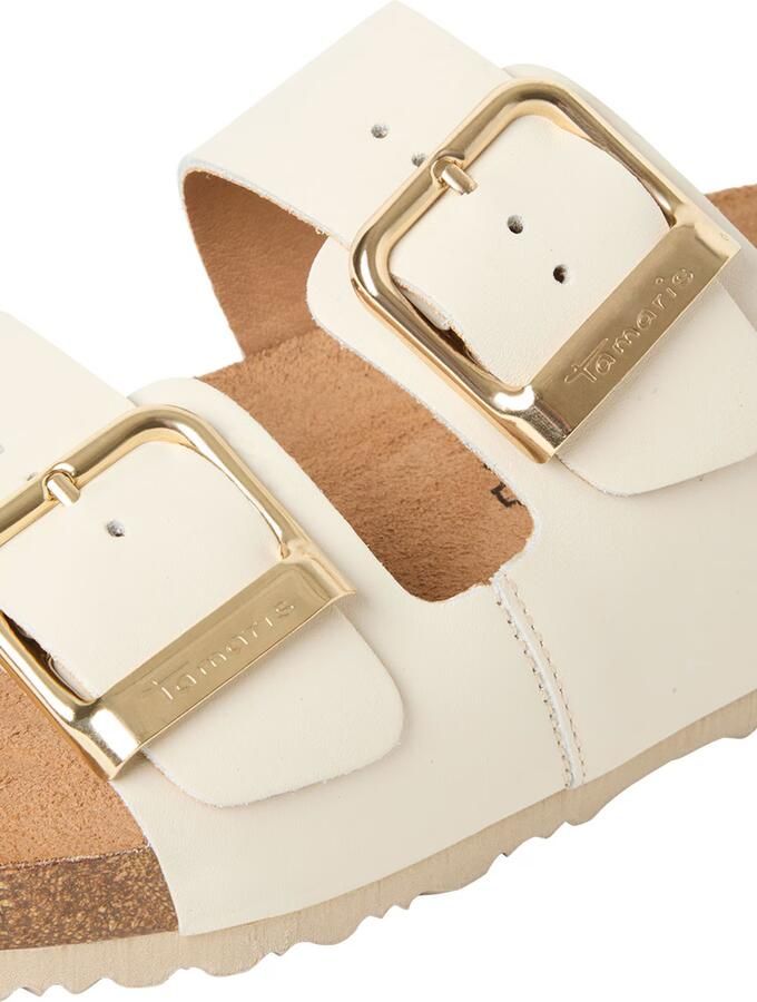 Tamaris leren muiltje 1-27543-42-413 damesschoenen M2753342 beige - Foto 3