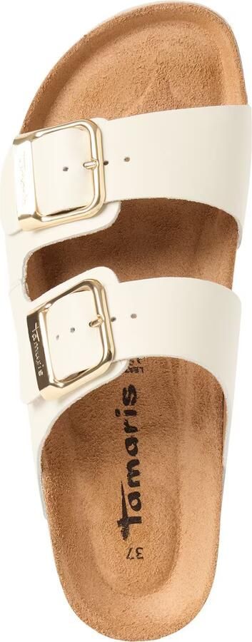 Tamaris leren muiltje 1-27543-42-413 damesschoenen M2753342 beige - Foto 5