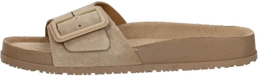 Tamaris dames leren muiltjes 1-27501-46-341 damesschoenen beige