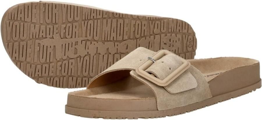 Tamaris dames leren muiltjes 1-27501-46-341 damesschoenen beige - Foto 6