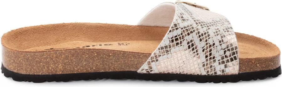Tamaris damesmuiltjes 1-27520-42 492 damesschoenen leer Beige Snake - Foto 6