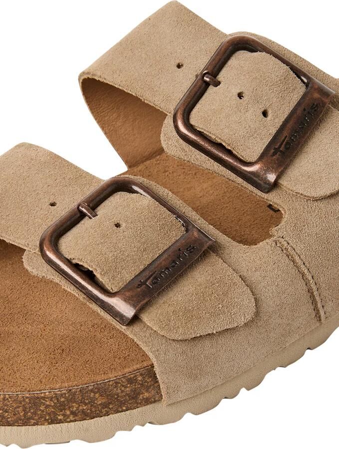 Tamaris leren muiltje 1-27543-42 341 damesschoenen M2753342 Beige - Foto 4