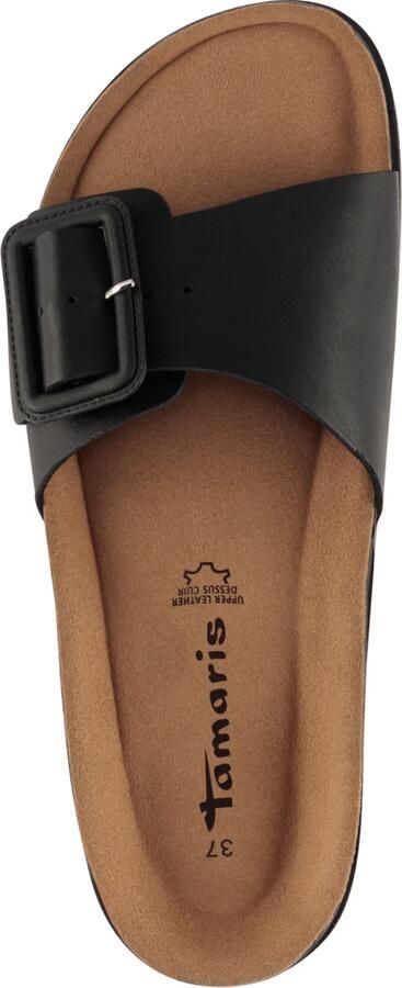 Tamaris dames leren muiltjes 1-27501-46-003 damesschoenen zwart - Foto 4