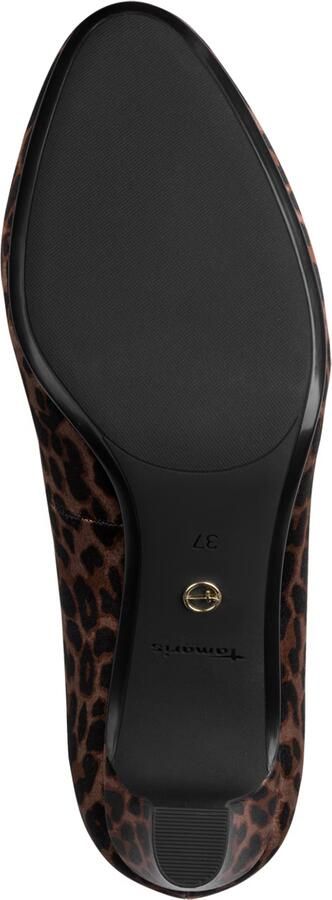 Tamaris damespumps 1-22418-41-3A0 Vrouwenschoenen veganistisch Textiel luipaard - Foto 5