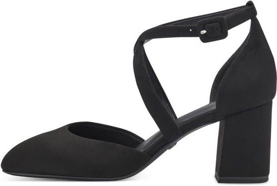 Tamaris Gesppumps avendschoen feestelijke schoen blokhak met verstelbare band - Foto 13