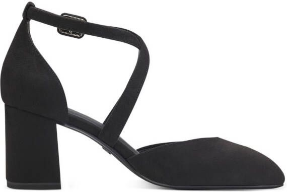 Tamaris Gesppumps avendschoen feestelijke schoen blokhak met verstelbare band - Foto 14