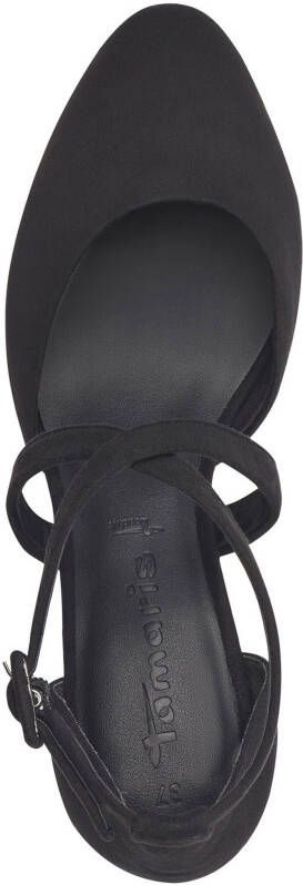 Tamaris Gesppumps avendschoen feestelijke schoen blokhak met verstelbare band - Foto 16