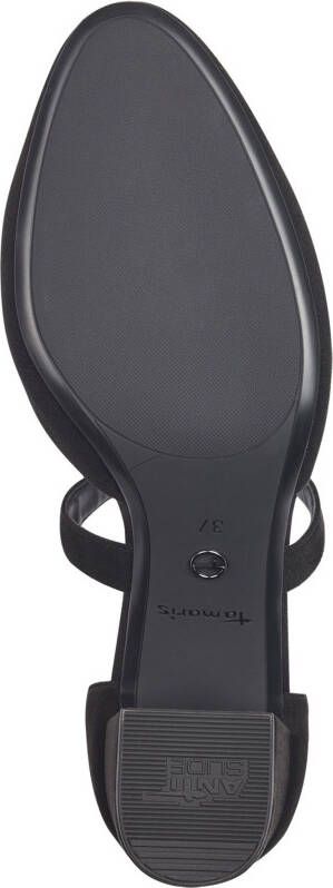 Tamaris Gesppumps avendschoen feestelijke schoen blokhak met verstelbare band - Foto 15