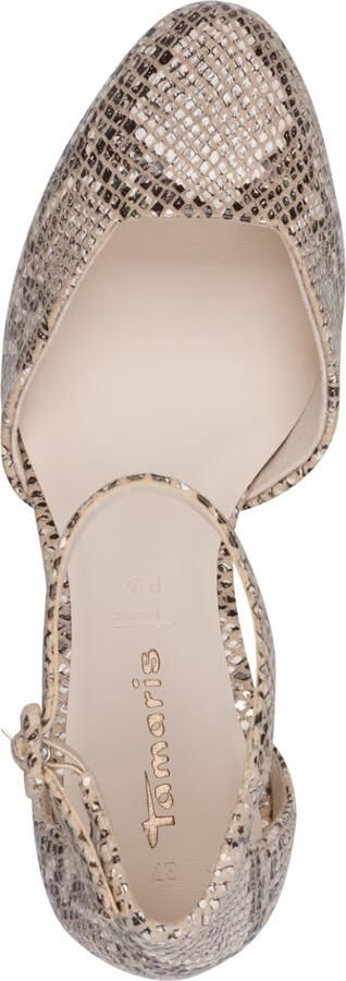 Tamaris pumps 1-24412-41 483 damesschoenen veganistisch M2443241 beige snake - Foto 4