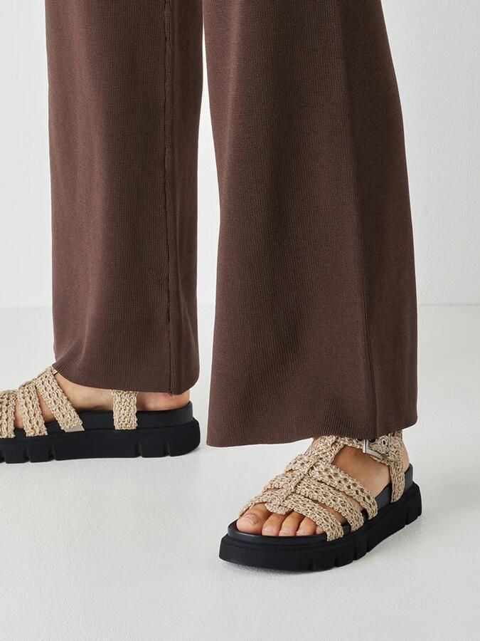 Tamaris damessandaaltjes 1-28402-46-400 damesschoenen sleehak beige - Foto 3