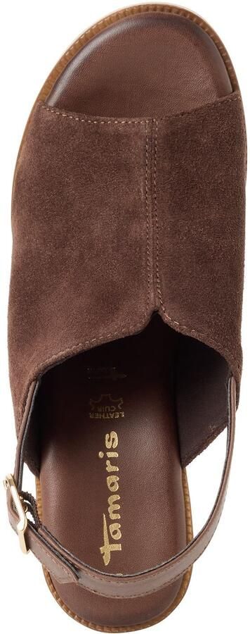 Tamaris Sandalen met riem 'Sandalen Hak' donkerbruin - Foto 16