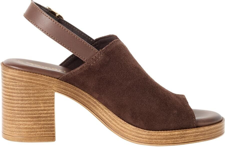 Tamaris Sandalen met riem 'Sandalen Hak' donkerbruin - Foto 11