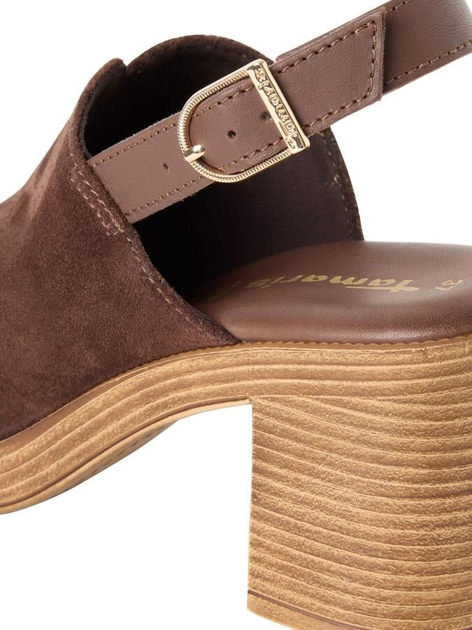 Tamaris Sandalen met riem 'Sandalen Hak' donkerbruin - Foto 10