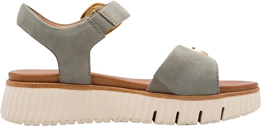 Tamaris COMFORT Tamaris Comfort Essentials Dames Sandalen SAGE GROEN SUEDE - Foto 6