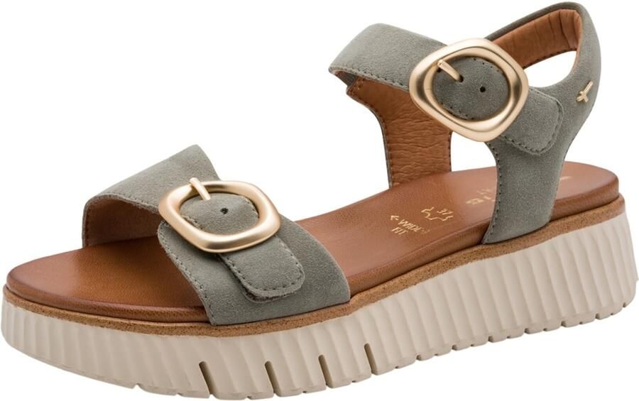 Tamaris COMFORT Tamaris Comfort Essentials Dames Sandalen SAGE GROEN SUEDE - Foto 5