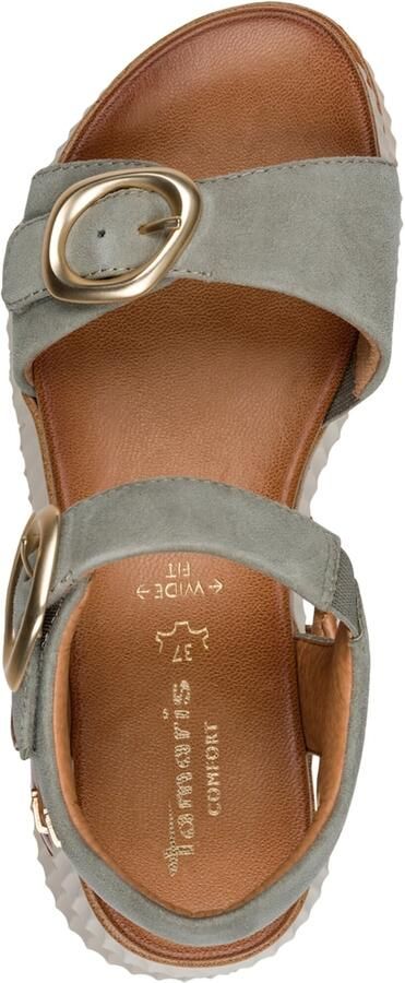 Tamaris COMFORT Tamaris Comfort Essentials Dames Sandalen SAGE GROEN SUEDE - Foto 3