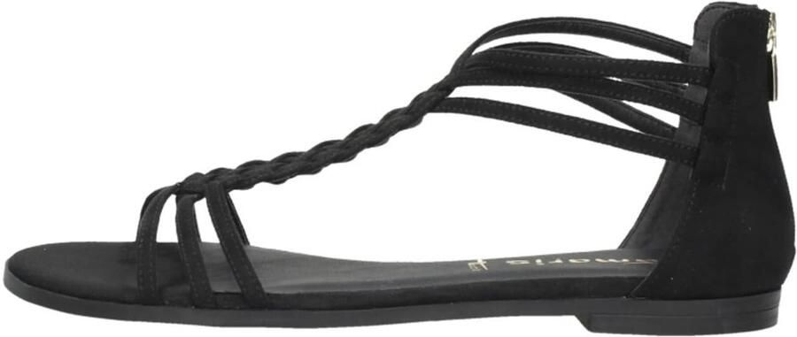 Tamaris Veelzijdige Sandalette met Anti-Slide Hak en Touch-it Zool Black Dames
