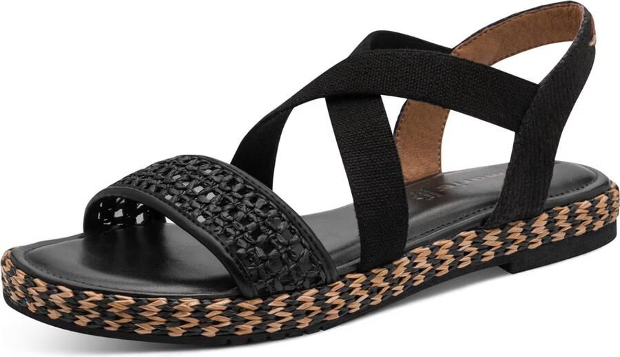 Tamaris dames sandalen zwart goud - Foto 3