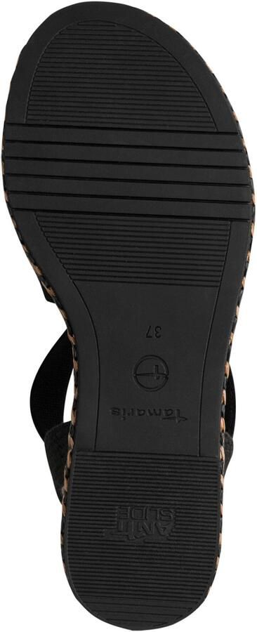 Tamaris dames sandalen zwart goud - Foto 5
