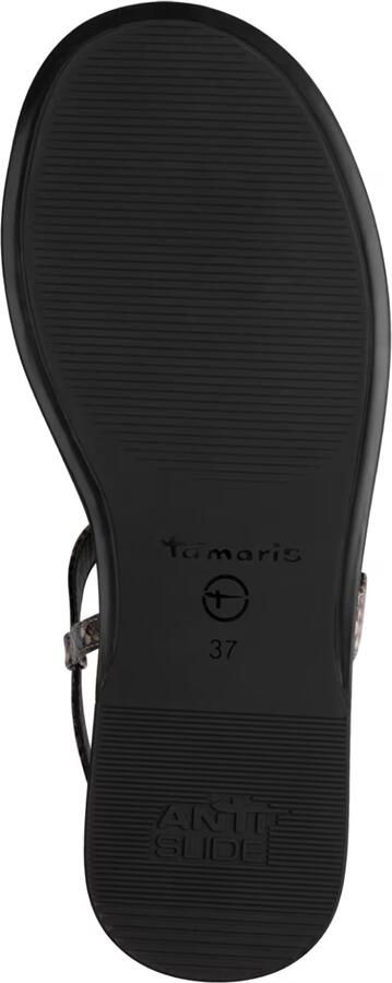 Tamaris Sandalen met riem bruin cappuccino zwart - Foto 4