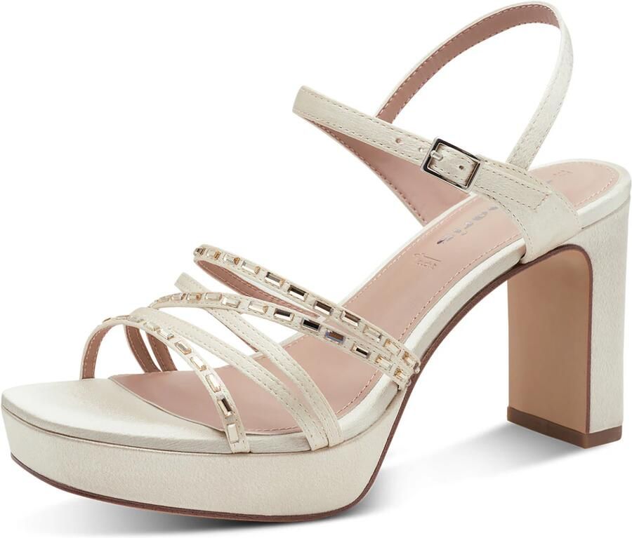 Tamaris Sandalen met riem goud offwhite - Foto 2