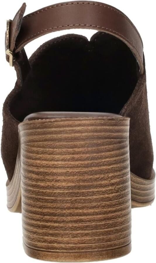 Tamaris Sandalen met riem 'Sandalen Hak' donkerbruin - Foto 13