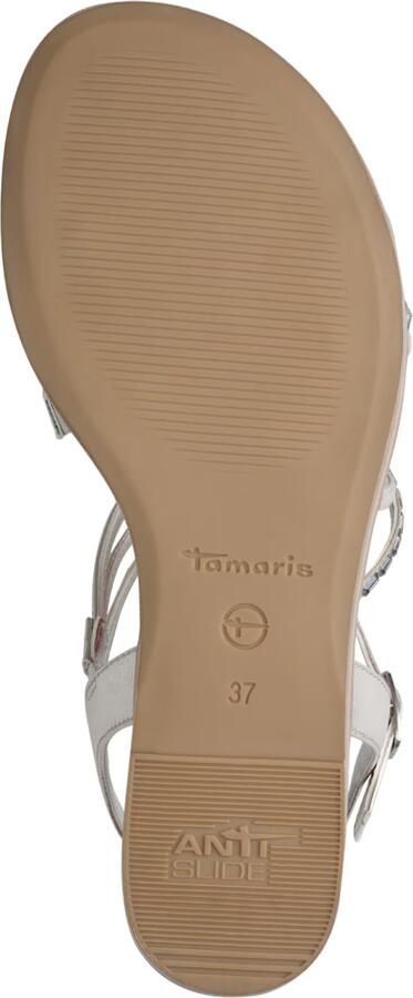 Tamaris damessandaal 1-28103-42-957 damesschoenen veganistisch M2810342 zilver - Foto 5