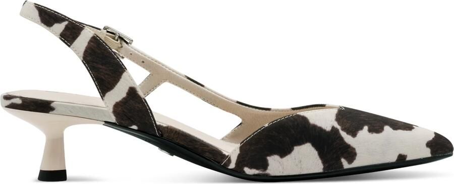 Tamaris Slingpumps chocoladebruin natuurwit - Foto 5