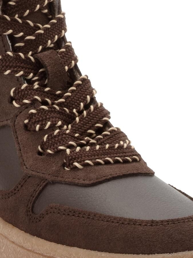 Tamaris dames leren hoge sneakers 1-25244-47-303 met warme voering bruin - Foto 4