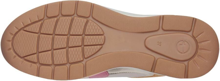 Tamaris Sneakers laag '1-23739-44 ' antraciet zilvergrijs oranje pink - Foto 5