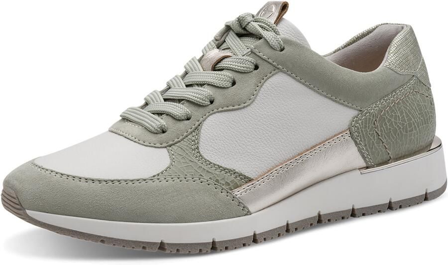 Tamaris Sneakers laag '1-23748-46' beige lichtgroen - Foto 1