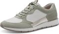 Tamaris Sneakers laag '1-23748-46' beige lichtgroen - Lichtbeige/Groen