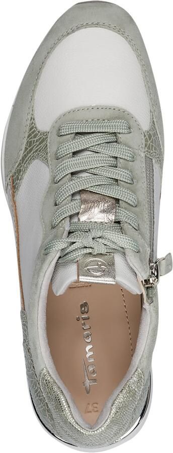 Tamaris Sneakers laag '1-23748-46' beige lichtgroen - Foto 5
