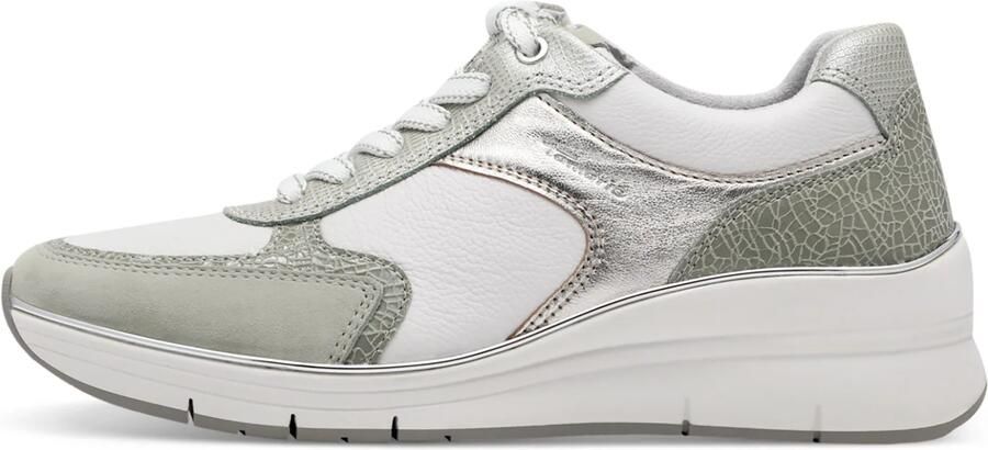 Tamaris Sneakers laag '1-23764-43' grijs wit - Foto 2