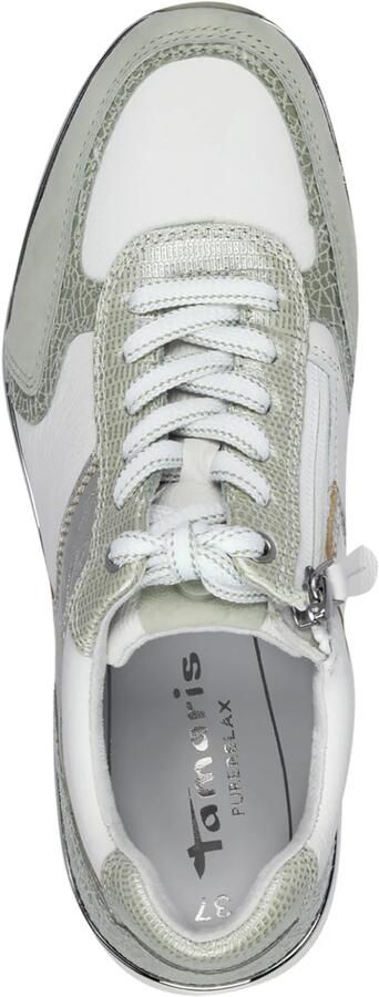 Tamaris Sneakers laag '1-23764-43' grijs wit - Foto 4