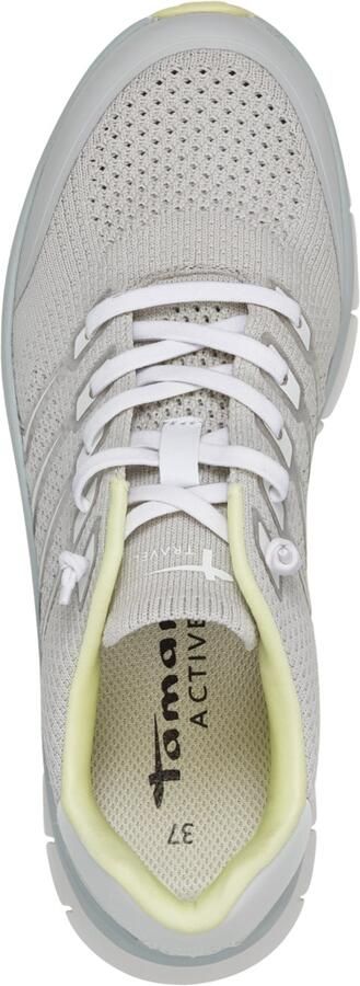 Tamaris Sneakers laag '1-23765-42' grijs lichtgrijs groen - Foto 3