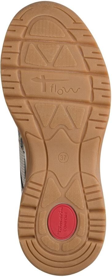 Tamaris COMFORT damessneaker WIDE FIT 8-83706-45-490 dames beige - Foto 4