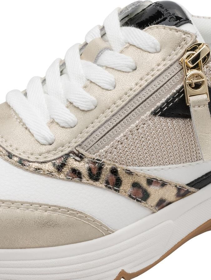 Tamaris COMFORT damessneaker WIDE FIT 8-83706-45-490 dames beige - Foto 5