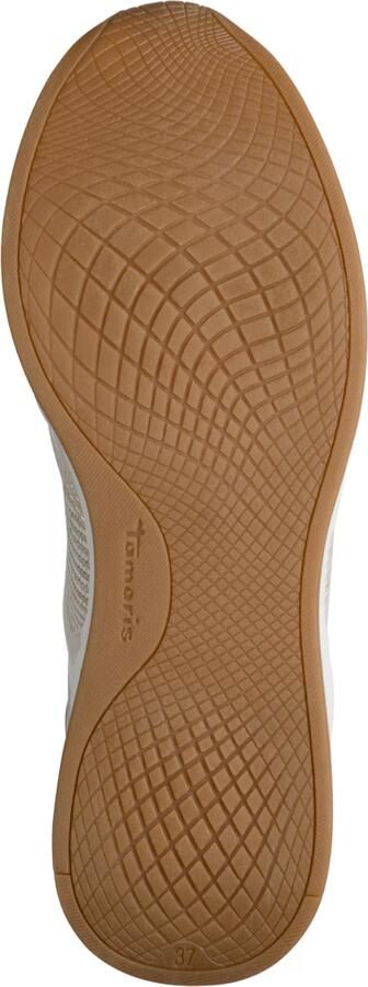 Tamaris Sneakers laag beige crème goud - Foto 4