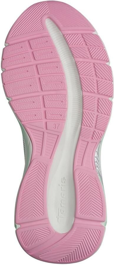 Tamaris Sneakers laag beige curry grijs wit - Foto 4