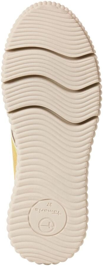 Tamaris Sneakers laag beige donkerbeige mosterd - Foto 4