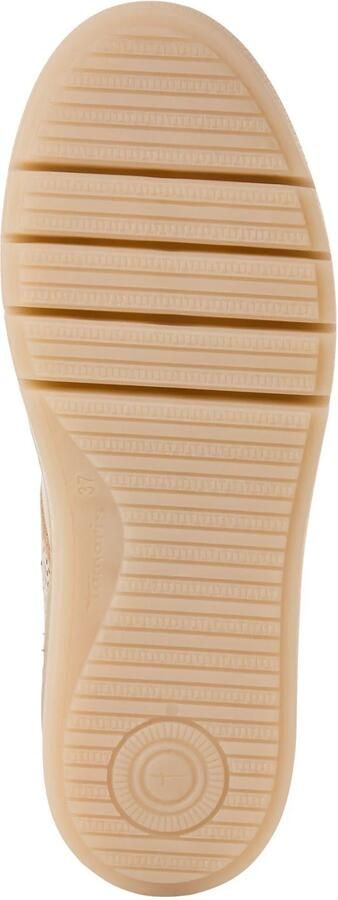 Tamaris Sneakers laag beige gemêleerd zwart - Foto 5