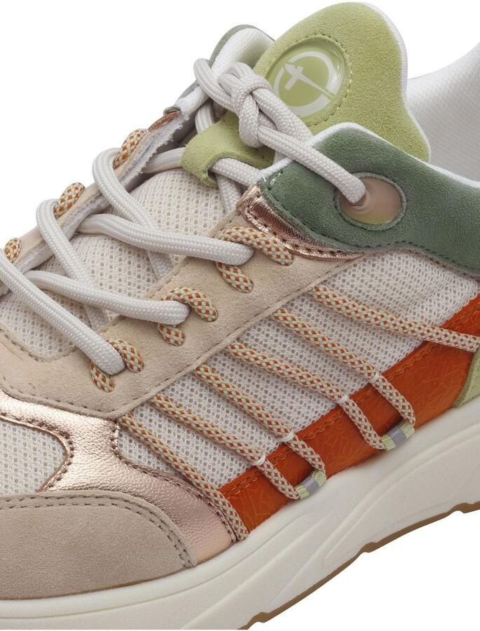 Tamaris lage damessneaker 1-23762-44 608 dames M2376244 Orange Comb - Foto 6
