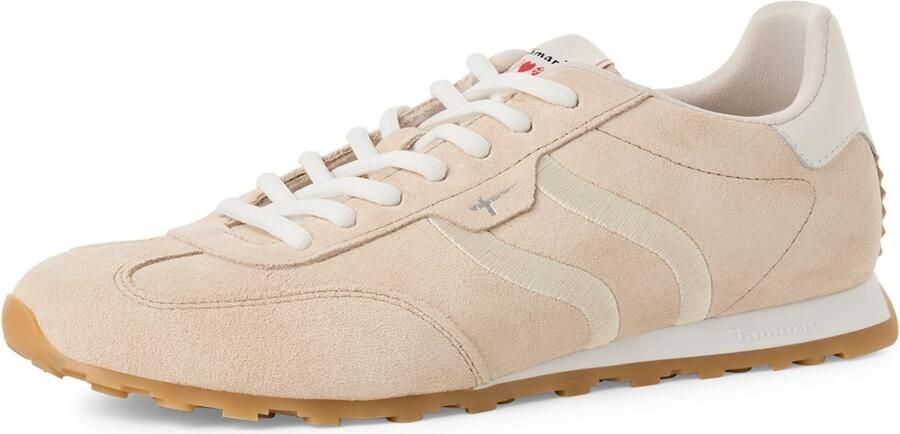 Tamaris dames sneaker 1-23614-46 375 dames lage schoenen leer beige - Foto 5
