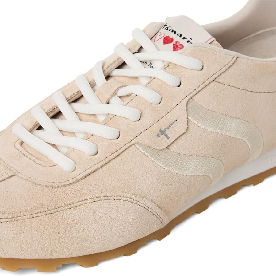 Tamaris dames sneaker 1-23614-46 375 dames lage schoenen leer beige - Foto 6