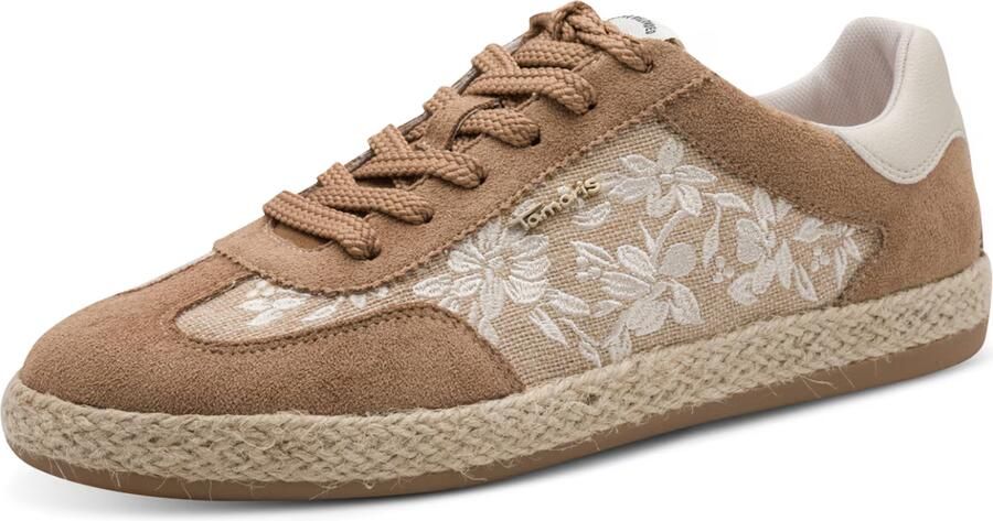 Tamaris Sneakers laag beige lichtbeige cognac