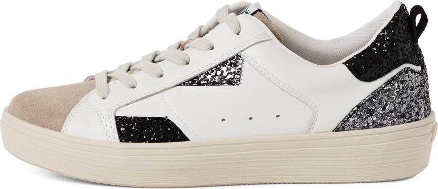 Tamaris dames sneaker 1-23706-46 936 lage damesschoen leer pewter comb - Foto 3