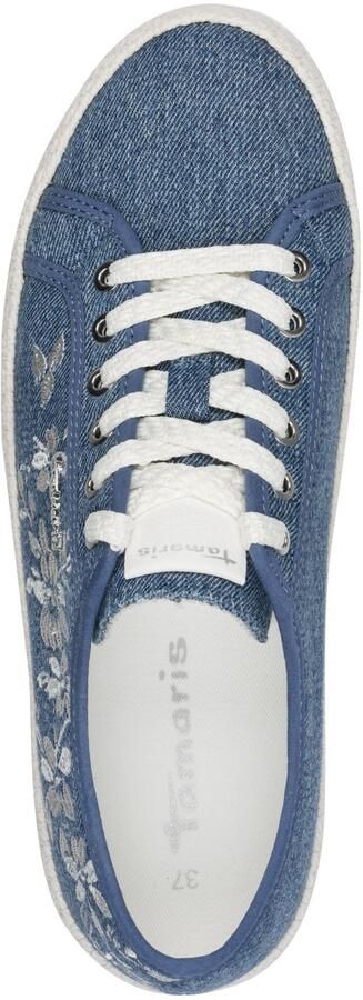 Tamaris Sneakers laag blauw denim offwhite - Foto 3