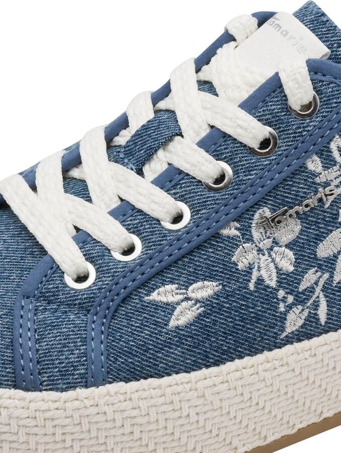 Tamaris Sneakers laag blauw denim offwhite - Foto 6