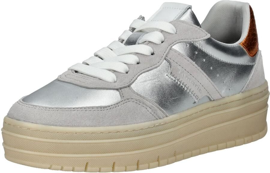 Tamaris Lage Top Sneaker 1-23773-43 9A8 Damesschoenen M2377343 Zilver